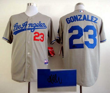 Adrian Gonzalez Los Angeles Dodgers grey jersey