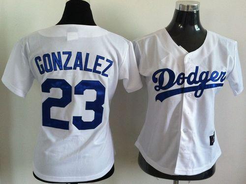 Adrian Gonzalez Los Angeles Dodgers white Fashion jersey