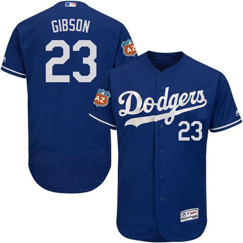 Kirk Gibson Los Angeles Dodgers blue Authentic jersey