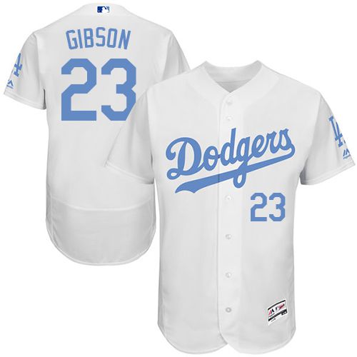 Kirk Gibson Los Angeles Dodgers white Authentic jersey