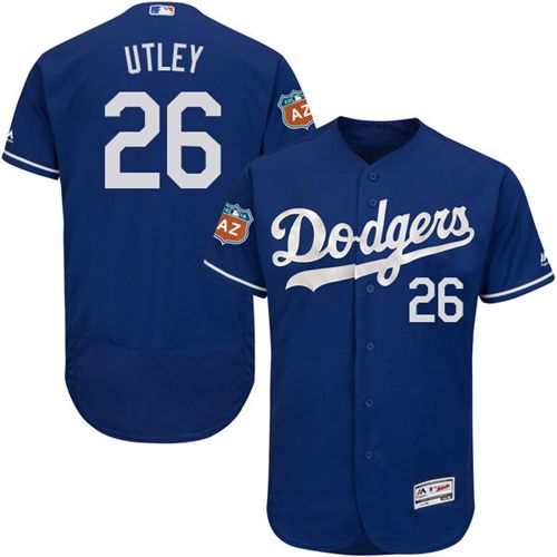 Chase Utley Los Angeles Dodgers blue Authentic jersey