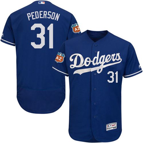 Joc Pederson Los Angeles Dodgers blue Authentic jersey