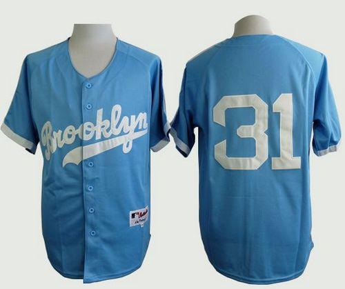 Joc Pederson Los Angeles Dodgers blue Cooperstown jersey