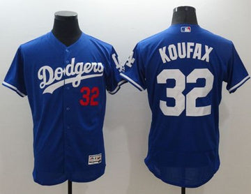 Sandy Koufax Los Angeles Dodgers blue Authentic jersey