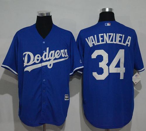 Fernando Valenzuela Los Angeles Dodgers blue jersey