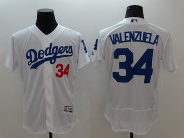 Fernando Valenzuela Los Angeles Dodgers white Authentic jersey