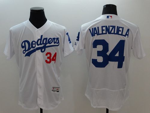 Fernando Valenzuela Los Angeles Dodgers white Authentic jersey