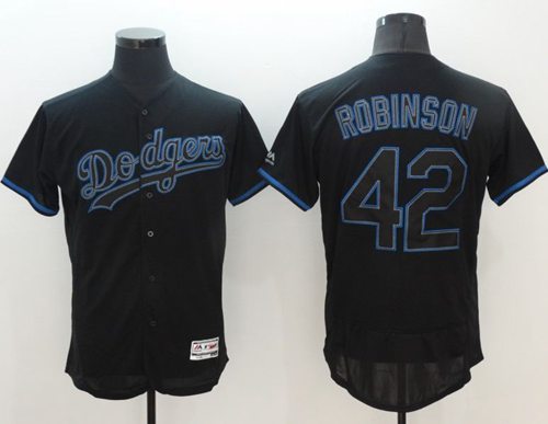 Jackie Robinson Los Angeles Dodgers black Fashion jersey