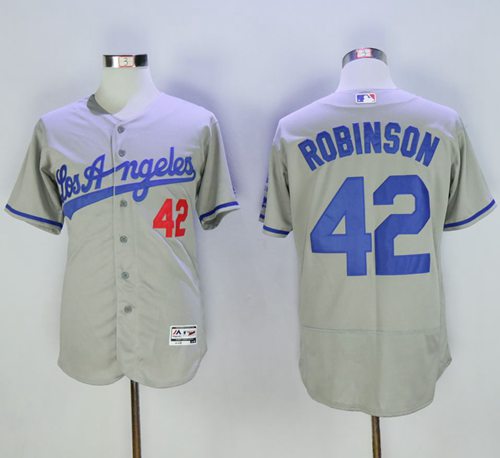 Jackie Robinson Los Angeles Dodgers grey Authentic jersey