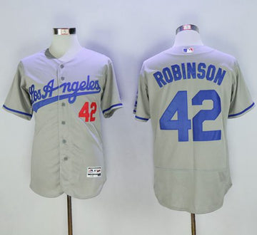 Jackie Robinson Los Angeles Dodgers grey Authentic jersey
