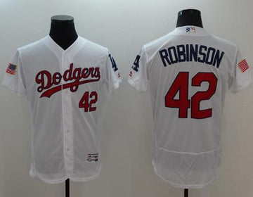Jackie Robinson Los Angeles Dodgers white Fashion jersey