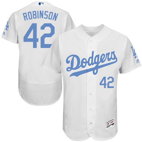 Jackie Robinson Los Angeles Dodgers white Authentic jersey