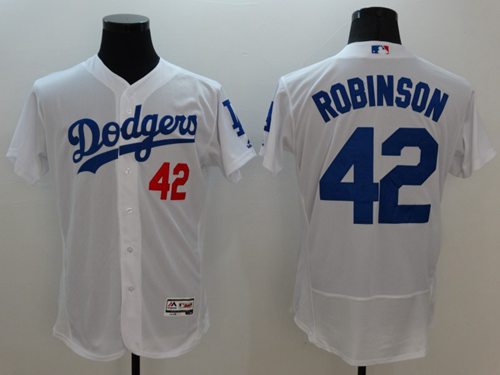 Jackie Robinson Los Angeles Dodgers white Authentic jersey