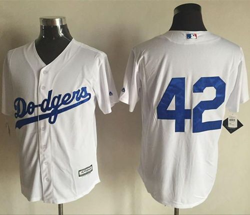 Jackie Robinson Los Angeles Dodgers white jersey