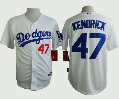 Howie Kendrick Los Angeles Dodgers white jersey