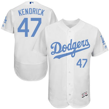 Howie Kendrick Los Angeles Dodgers white Authentic jersey