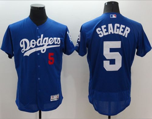 Corey Seager Los Angeles Dodgers blue Authentic jersey