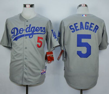 Corey Seager Los Angeles Dodgers grey jersey