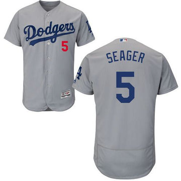 Corey Seager Los Angeles Dodgers grey Authentic jersey