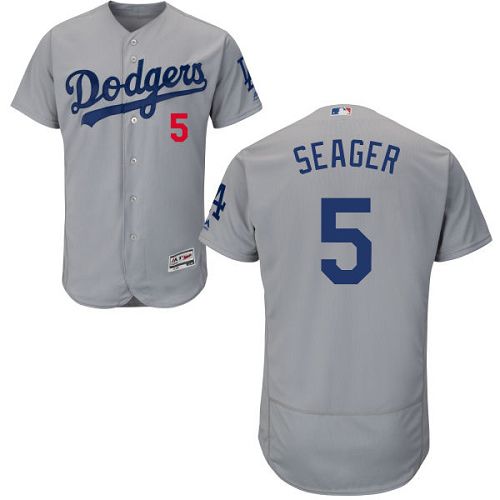 Corey Seager Los Angeles Dodgers grey Authentic jersey