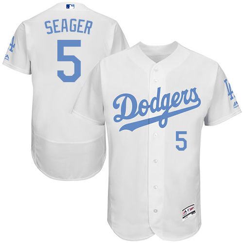 Corey Seager Los Angeles Dodgers white Authentic jersey