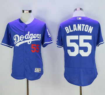 Joe Blanton Los Angeles Dodgers blue Authentic jersey