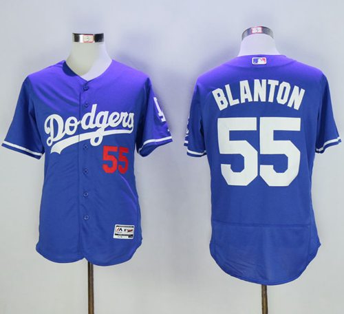Joe Blanton Los Angeles Dodgers blue Authentic jersey