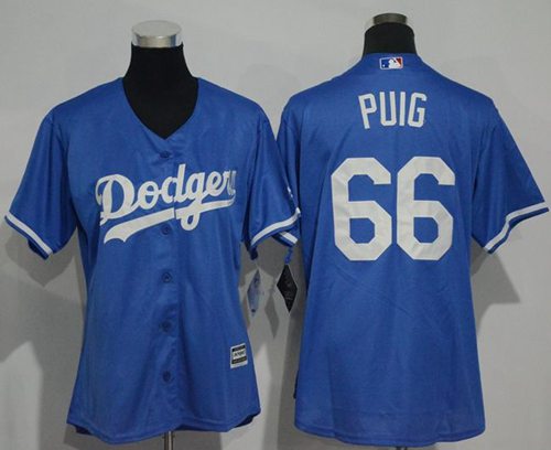 Yasiel Puig Los Angeles Dodgers blue Alternate jersey