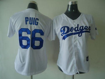 Yasiel Puig Los Angeles Dodgers white Fashion jersey