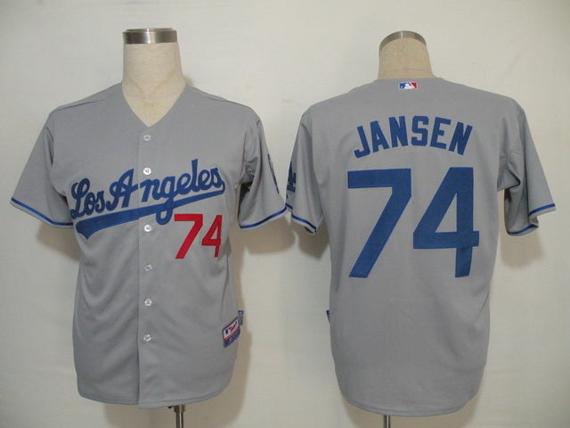 Kenley Jansen Los Angeles Dodgers grey jersey