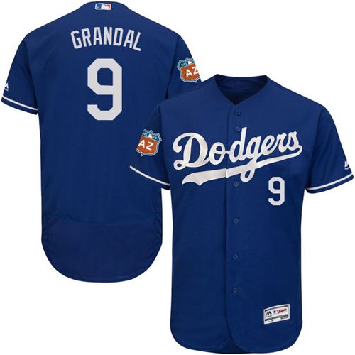 Yasmani Grandal Los Angeles Dodgers blue Authentic jersey