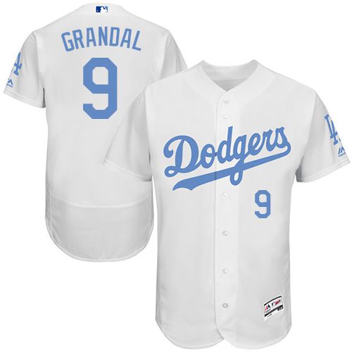 Yasmani Grandal Los Angeles Dodgers white Authentic jersey