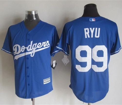 Hyun-Jin Ryu Los Angeles Dodgers blue jersey