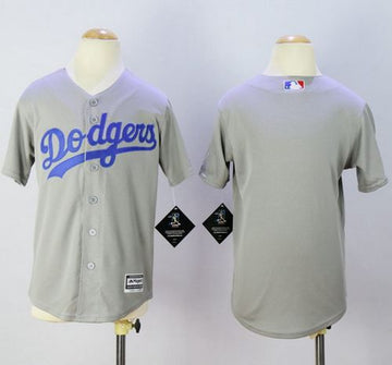 Custom Los Angeles Dodgers grey jersey