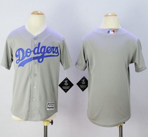 Custom Los Angeles Dodgers grey jersey