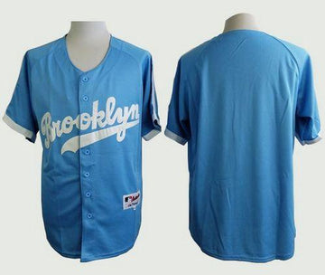Custom Los Angeles Dodgers blue Cooperstown jersey