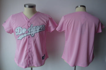 Custom Los Angeles Dodgers pink Fashion jersey
