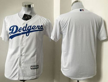 Custom Los Angeles Dodgers white jersey