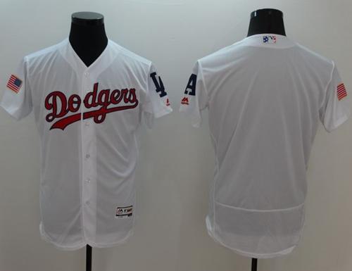 Custom Los Angeles Dodgers white Fashion jersey