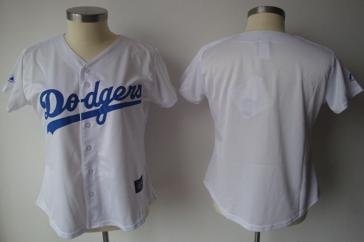 Custom Los Angeles Dodgers white Fashion jersey