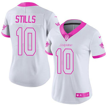 Kenny Stills Miami Dolphins white-pink Fashion jersey