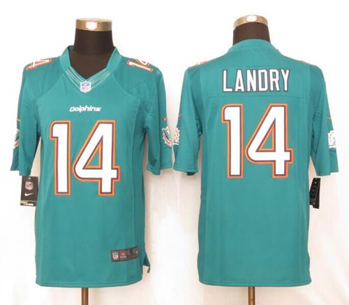 Jarvis Landry Miami Dolphins aqua jersey