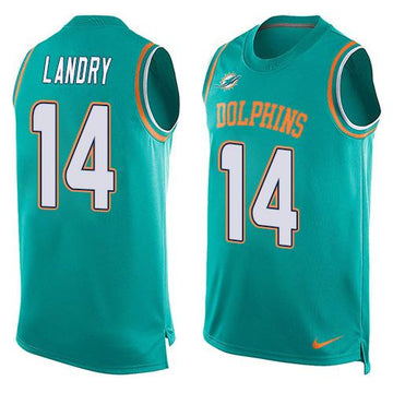 Jarvis Landry Miami Dolphins aqua jersey