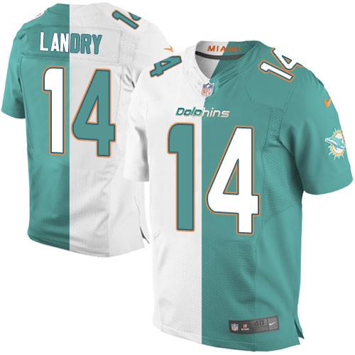 Jarvis Landry Miami Dolphins aqua Elite jersey