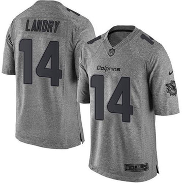 Jarvis Landry Miami Dolphins gray jersey