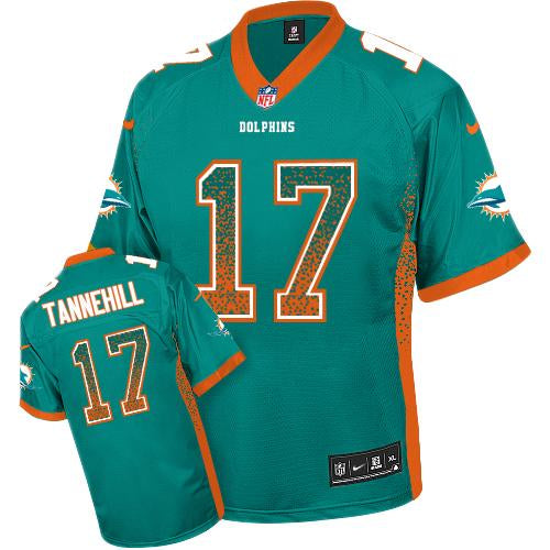 Ryan Tannehill Miami Dolphins aqua Elite jersey
