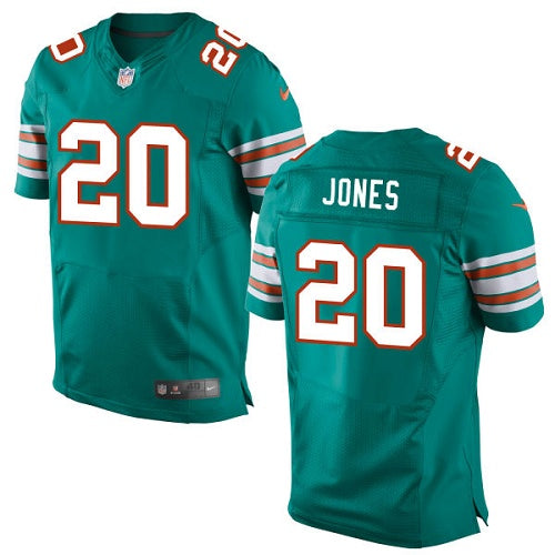 Reshad Jones Miami Dolphins aqua Elite jersey
