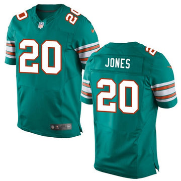 Reshad Jones Miami Dolphins aqua Elite jersey