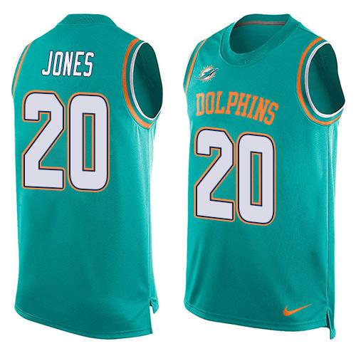 Reshad Jones Miami Dolphins aqua jersey