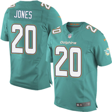 Reshad Jones Miami Dolphins aqua Elite jersey
